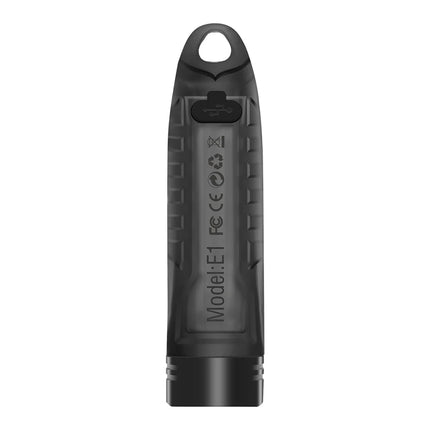 HOSONIC E1 EDC Flashlight Keychain Light 400LM XPG Type-C Rechargeable Mini LED Torch Camping Pocket Lantern Built-in Battery