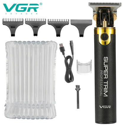 VGR 082 Hair Trimmer T9 Professional Hair Cutting Machine Cordless Rechargeable Bald Trimmer for Men