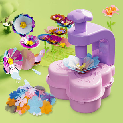 DIY Fabric Flower Bouquets Toys, Flower Bouquets Toy for Girls DIY Flower Make Making Craft Kit Educational Kids Gifts