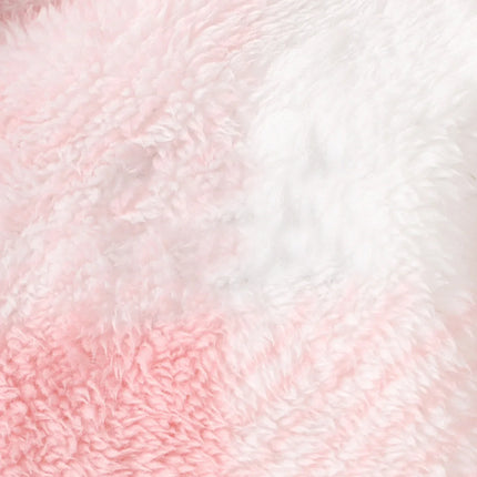 Little Girl Long Sleeved Hooded Sweater Cute Pink Plaid Jacket Plush Plush Thickened Fashion Clothes for Children Girl 2-8 Years