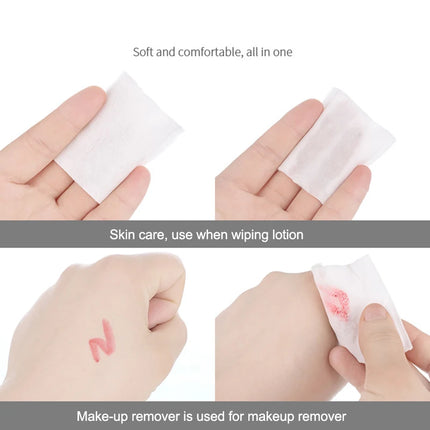 50/100/220Pcs High Quality Disposable Cotton Pad Cosmetic Makeup Remover Cotton Pads Face Cleaning Dissolves And Removes Makeup