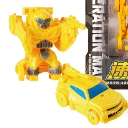 Children Toys Mini Transformation Robot Kit Toys Models 2 In 1 Deformed Car Toy Robots Toys for Kids Gift  Action Figure