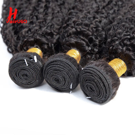 1/3 Afro Kinky Curly Bundles Brazilian Afro Kinky Human Hair Bundles Deal 8-28" Hair Extensions Curly Human Hair Weave For Women
