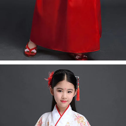 Autumn Two-piece Set Kids Hanfu Cosplay Tang Girl Suit Dance Costume Baby Outfits Ancient Girls Clothing Hanfu Children Suits