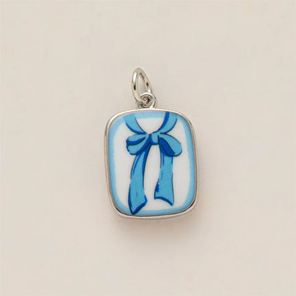 Autumn Bow Totoro Flower Salted Fish Little Fire Man Pendant DIY Necklace Accessories