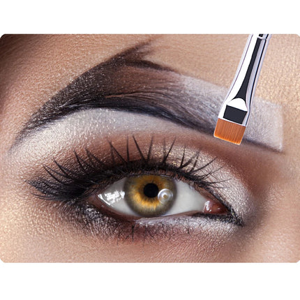 212 Flat Eyebrow Brush Ultrathin Eyebrow Makeup Brushes Flat Eyeliner Brush Thin Eye Liner Brow Contour Beauty Brush Tool