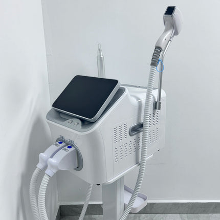 Soprano 2 in1 Diode Laser Machine 4000W 755nm 808nm 1064nm Hair Removal Tattoo Removal Ice Cooling System Professional Device