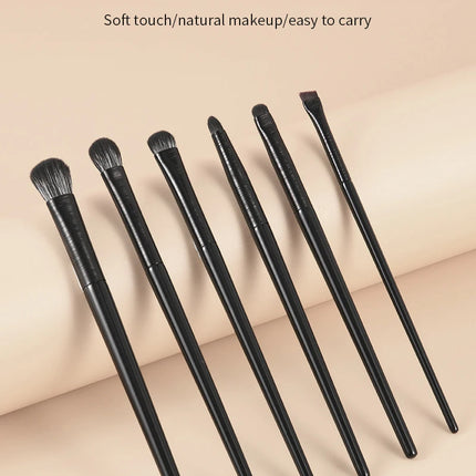 Natural Eye Makeup Brushes Set Eyeshadow Brush Eyebrow Contour Eyeliner Brush Women Eyes Cosmetic Blending Detail Make Up Tools
