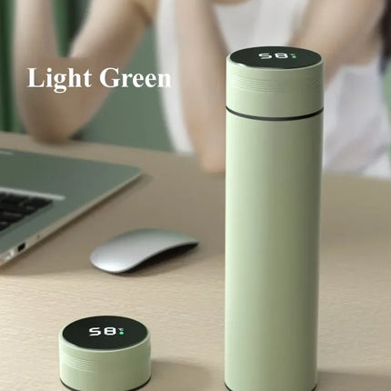 500ML Temperature Display Thermos Cup Stainless Steel Divided Thermos Bottle Outdoor Vacuum Insulated Cup Father's Day Gift