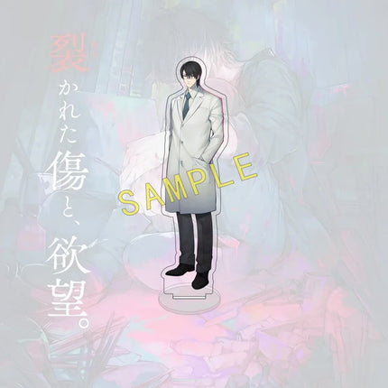 Anime Slow Damage 15CM acrylic column cute figurine by Towa Rei Fujieda for desktop decoration, as a gift or souvenir, keychain