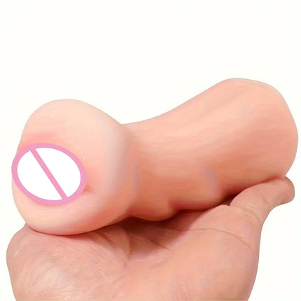 Male Masturbator Realistic Vagina Anal Blowjob Portable Masturbation Cup Soft Real Skin Pocket Pussy 18+ Erotic Sex Toys for Men