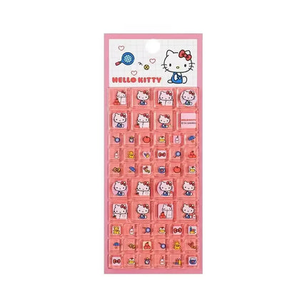Kawaii Sanrio Hello Kitty 3D Solid Stickers Creative Cartoon Kuromi Diy Diamond Stickers Mobile Phone Decoration Children's Toys