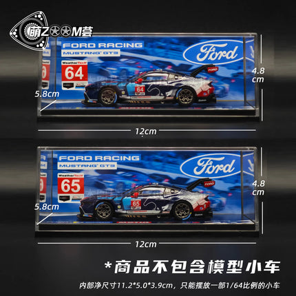 1/64 Car Model Acrylic Display Box Scene Acrylic Integrated Box