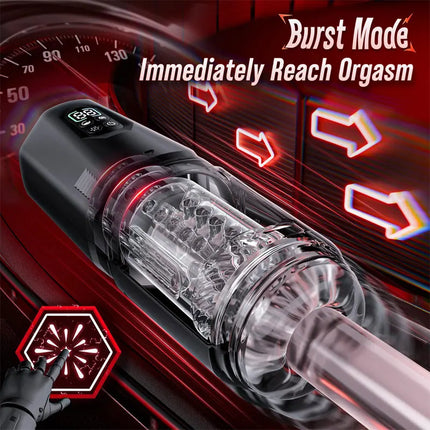 Automatic Rotating Vibrating Male Masturbator Penis Pump Thrusting Licking Sex Machine Stroker Pocket Pussy Sex Toys for Men 18+