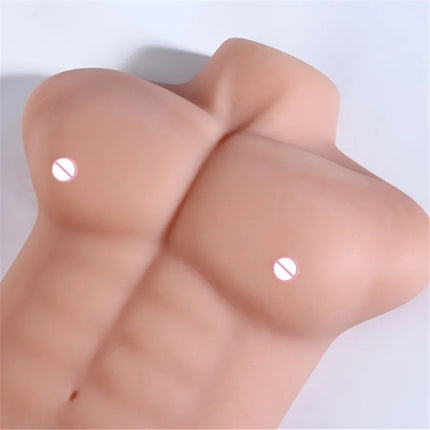 Female Masturbator Realistic Big Dildo Silicone 3D Men Torso Sex Doll Male Huge Penis Anal Pussy 18+ Adult Erotic Toys For Women