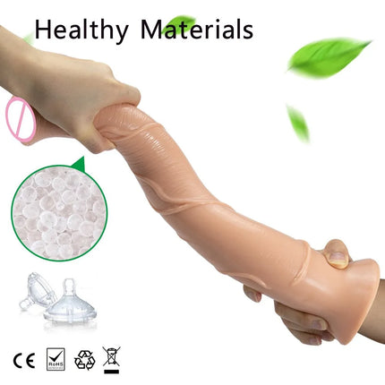 Oversized Horse Dicks Realistic Dildo Anal Toy Butt Plug Women's Vaginal Anal Stimulation Massage Adult Toys 18+