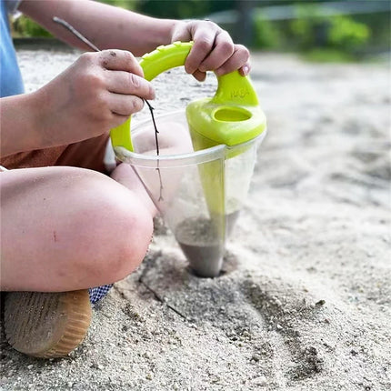 Summer Overflow Funnel Toys Handheld Spilling Funnel Beach Sand Strainer Toy Multifunctional Plastic Digging Sand Kit Crafts