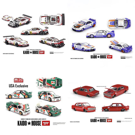 Kaido House + MINIGT 1:64 BMW M3 KAIDO WORKS LARRY CHEN V1 USA Exclusive Alloy Die-cast Car Model