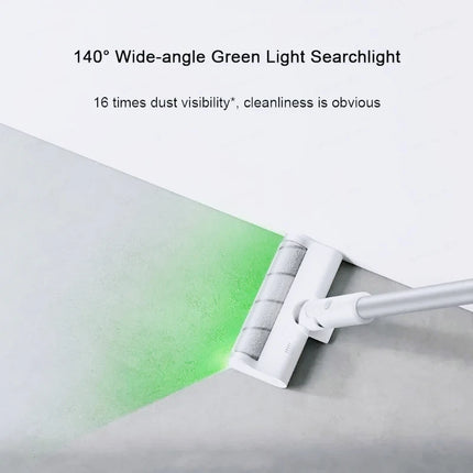 MIJIA Wireless Vacuum Cleaner 3,Green Searchlight 260AW Suction,110000 RPM,90min Runtime,Cordless Handheld Vacuum Cleaner