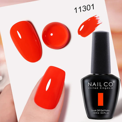 NAILCO Gel Nail Polish 15ml Hema TPO Free Nail Art Vernis Semi Permanent UV Gel Polish Nail Manicure Nail Varnish Ongle Top Coat