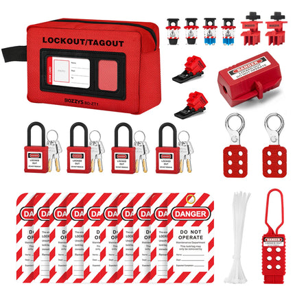 Lockout Tagout Kit,Loto Safety Padlocks,Breaker Lockout, Hasps,Electrical Plug Lockout Tags, Lock Out Tag Out Locks