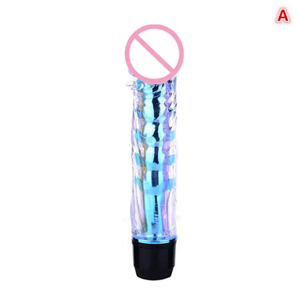 New G Spot Stimulator Vibrator Women Realistic Jelly Vibrating Dildo With Thorn Dragon Beard Small Bald Vibrator Wand Adult Toys