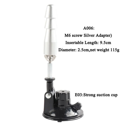 FREDORCH New Powerful Suction Cup For Sucking Smooth Ground Connector use for M6/3XLR/VAC-U-LOCK Telescopic Linear Device Attach