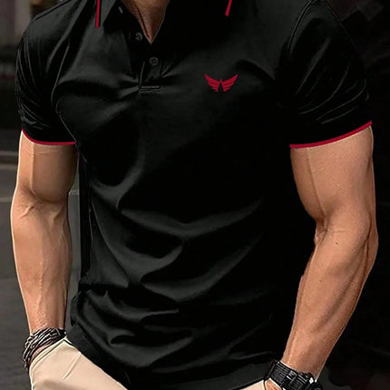 2026 Summer Men's Polo Shirt 3D Printed Pattern Breathable Lightweight Casual Outdoor Sport Men's Clothing