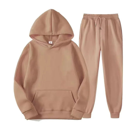 Men's Hoodie and Pants Tracksuit Set - Warm Casual / Ensemble Survêtement Hommes Capuche et Pantalon - Chaud Décontracté
