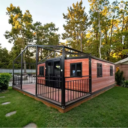 Container House 3 Bed Rooms Office Container 20FT Mobile Home Trailer Mobile Tiny House Folding House Prefabricated