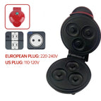 Three-hole red / 1 / UK