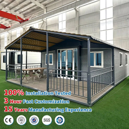 Fold Out Container House Luxury Living Mobile Tiny Home Container Expandable Container House Prefab Folding Houses For Australia