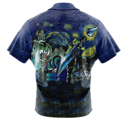 Koro-sensei Expressions Assassination Classroom Button Hawaiian Shirt All-match Casual Sports Summer Men