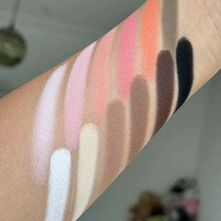 Anthemy 12 Color Eyeshadow Palette Backlight Butterfly Matte Chameleon High Pigmented Shimmer Flash Spotlight Eye shadow