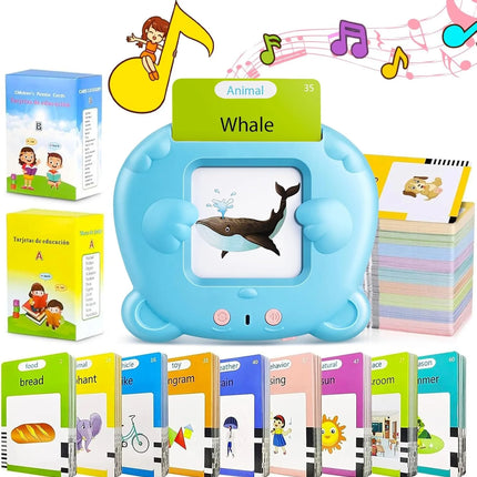 Talking Flash Cards for Toddler 1-6 Year Olds, Learning Montessori Toys with 510 Sight Words, Pocket Speech for Toddlers Therapy