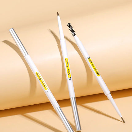 Kemelo Eyebrow Pencil Very Fine Waterproof, Sweat Proof Lasting Without Decolorization Makeup Artist Special Root Clear