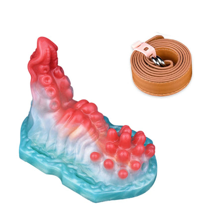 SHAZ Wireless Control Silicone Octopus/Granule Sex Grinder Strapon Grinding Hump Friction Vibration Massage Female Masturbation