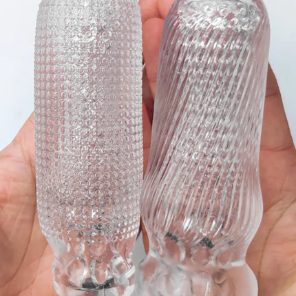 Tight Suction Pocket Pussy Aircraft Cup for Men – Transparent Masturbator Adult Sex Toy, Artificial Vagina, 18+ Pleasure Tool