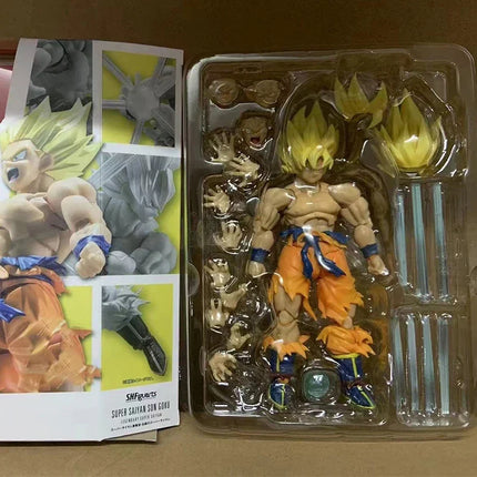 Shf Dragon Ball Z Son Goku Legendary Action Figure PVC Movable Collection Anime 17cm Super Saiyan Kakarotto Figurine Model Toys