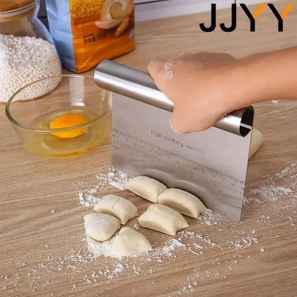 Multipurpose Stainless Steel Cake Scraper Dough Cutter Vegetable Slicer Fondant Cream Spatula DIY Baking Decoration Tool