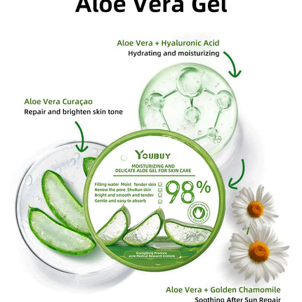 Youbuy Aloe Gel Gel Moisturizing Facial Brightening Skin Care Product