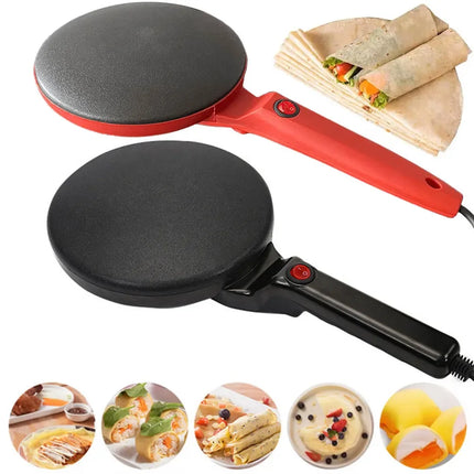 Electric Crepe Maker Non-Stick Breakfast Pizza Machine Portable Chinese Spring Roll Cooking Tools Kitchen Cooking Tools