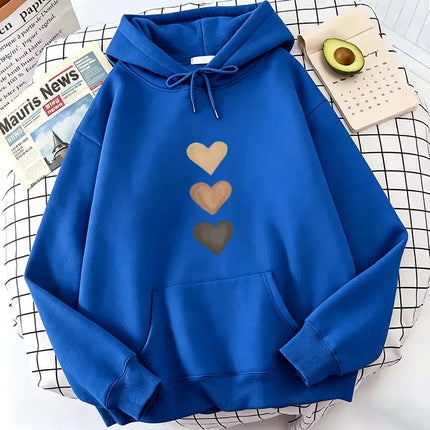 Casual Love Heart Print Hoodies Spring Autumn Winter Casual Hoodies Sweatshirts Men Women Graphic Hoodie Sweatshirt