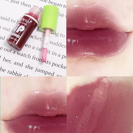 6PCS Moisturizing Lip Gloss Transparent Lip Oil Hydrating Lip Glaze Lip Plumper Hydrating Make Up Liquid Lipstick Lips Cosmetics