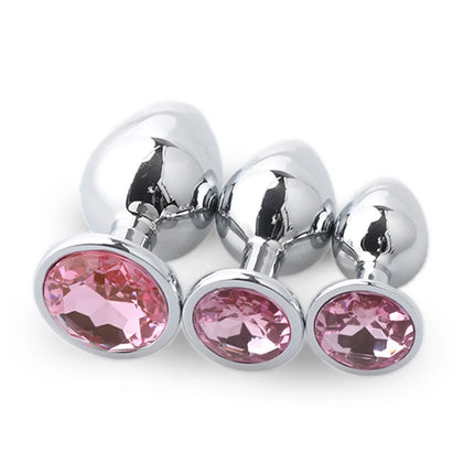 Anal Plug Jewelry Colorful Crystal Anal Plug Stimulator Anal Massage Dilatancy Toys G-point Massage Sex Wellness Adult Pleasure
