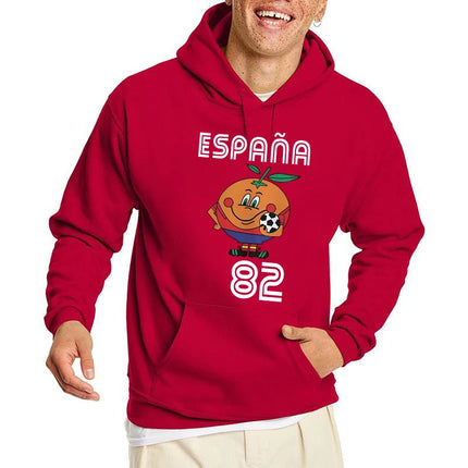 Funny Naranjito Print Hoodie Espana 82 Spain Mascot 1982 Soccer Football Women Men Casual Sweatshir Harajuku Pullover Hoodies
