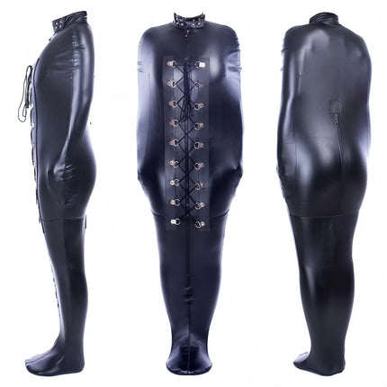 Erotic Games Full Body Restraint Costume with Elastic Arm Bondage Sleeping Bag for Couple BDSM Slave Training Sex Toys
