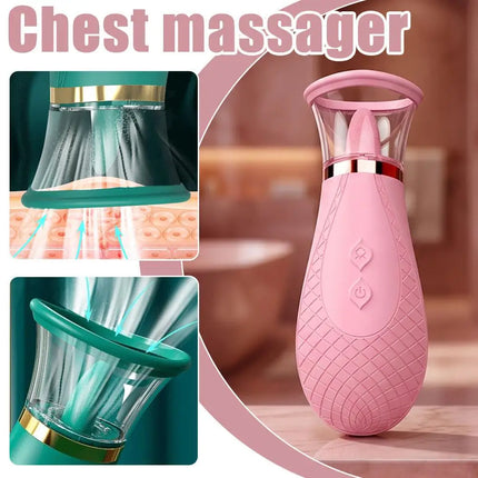 Clitoral Sucking Vibrator Licking Nipple Stimulator Multi Modes Vibration Adult Sex Toy for Women Masturbation Vibration Toy