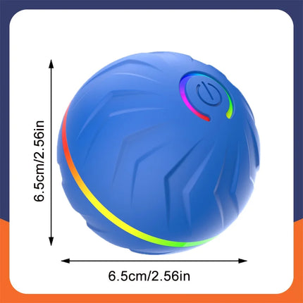 Interactive Smart Dogs Toys Balls - USB Automatic Moving Bouncing Ball for Puppy to Large dog-Electronic Pet Ball Christmas Gift