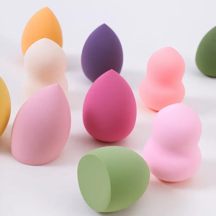 4pc/8pc Soft Makeup Sponge Dry Wet Dual Use Cosmetic Puff Foundation Concealer Highlight Blender Make Up Beauty Tool Accessories